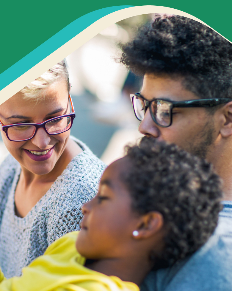 Photo: Parents with a child