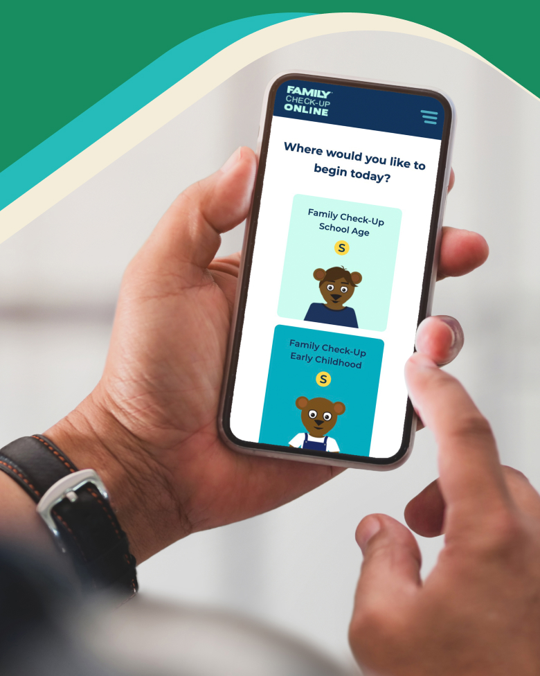 Photo: Smartphone showing FCU Online